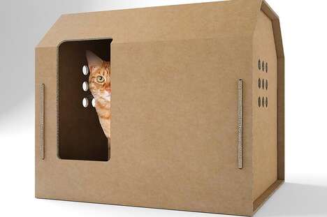 Affordable Minimalist Cat Houses