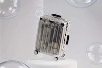 Sleek See-Through Suitcases