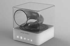 Transparent Gramophone-Like Speakers