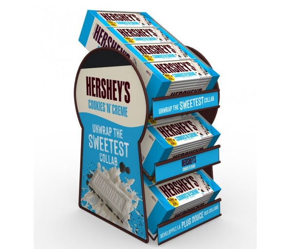 Chocolate Flavor-Branded Displays