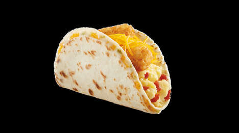 Stuffed Quesadilla Breakfast Tacos