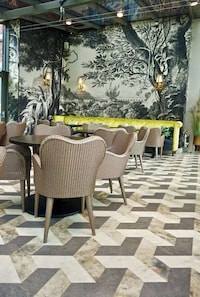 Geometric Wood Flooring