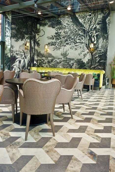Geometric Wood Flooring