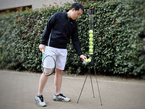 Slender Tennis Ball Holders
