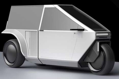 Angular Enclosed Cargo Bikes