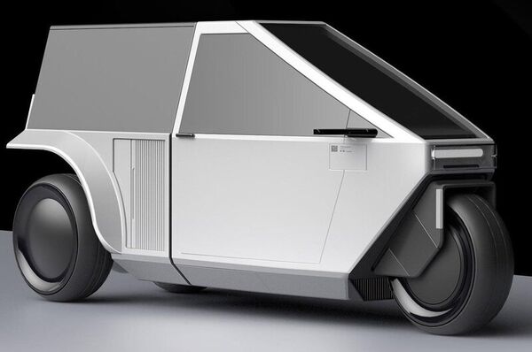 Angular Enclosed Cargo Bikes