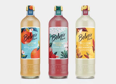 Sophisticated Botanical Sodas