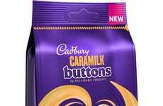 Caramel-Flavored Chocolate Buttons