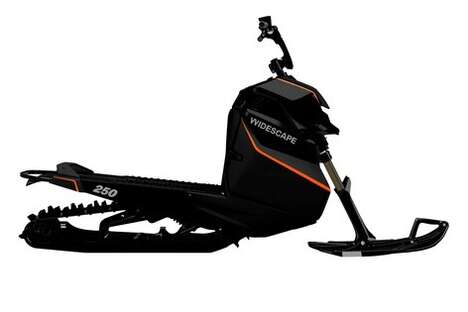 Canadian Standing Snowmobiles
