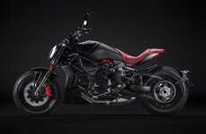 Leather-Adorned Italian Superbikes
