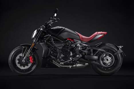 Leather-Adorned Italian Superbikes