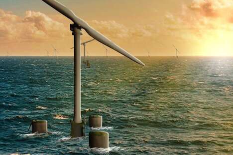 Floating Turbine Wind Farms