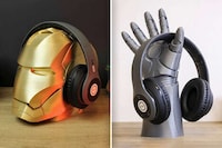 Superhero-Themed Headphone Stands Image 1