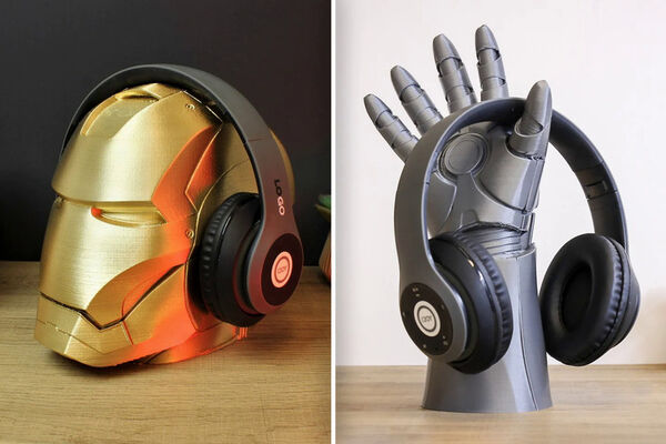 Superhero-Themed Headphone Stands