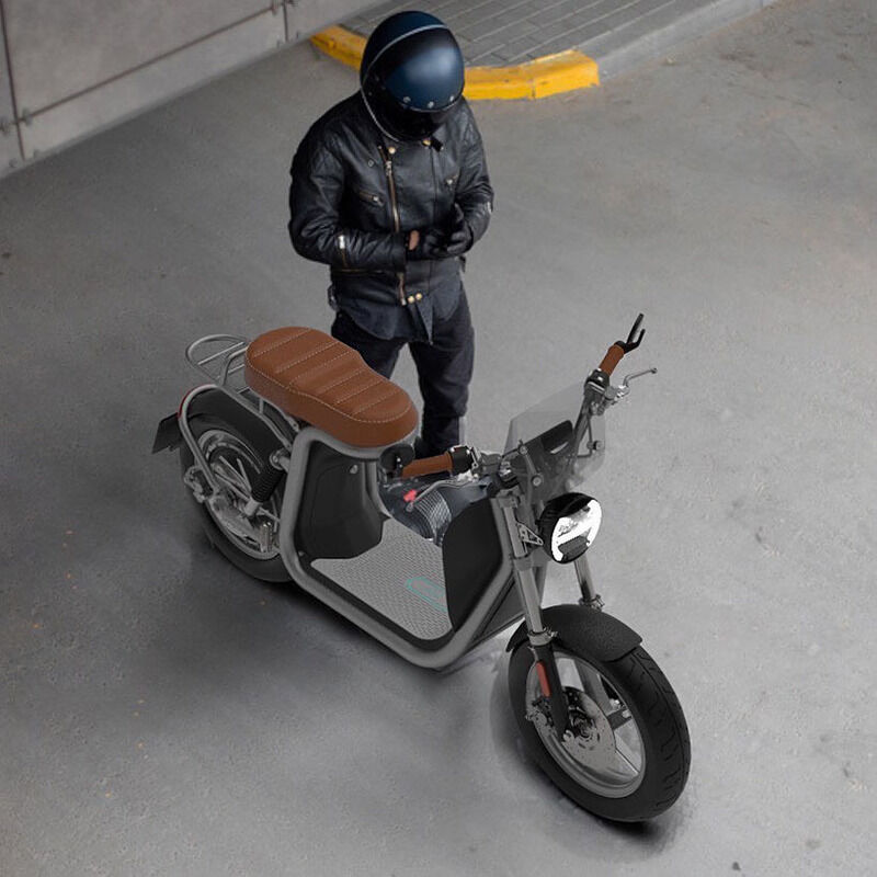 La E-Beta Electric Cafe Cruiser es una motocicleta ecológica diseñada con el objetivo de ofrecer un medio de transporte sin emisiones y silencioso.