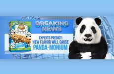Panda-Themed Granola Bars