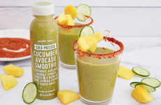 Tart Cucumber Avocado Smoothies