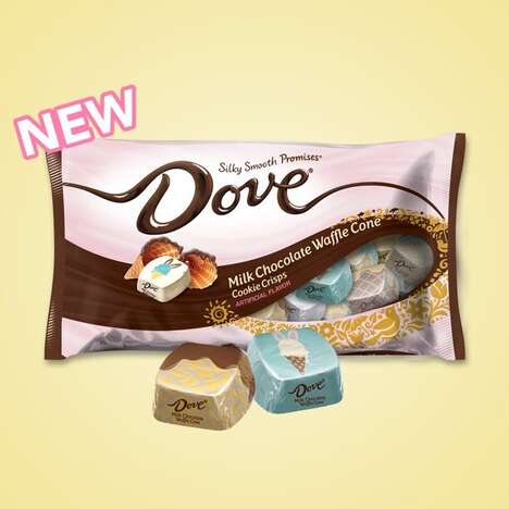 Waffle Cone-Studded Chocolates