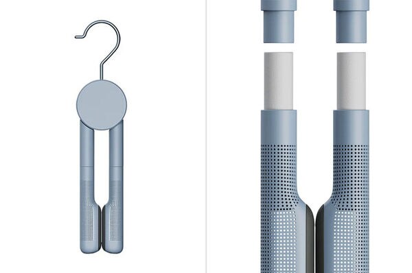 Fragrance-Defusing Hanger Designs
