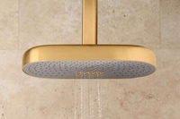 Bold Brass-Hued Bathroom Fixtures Image 2