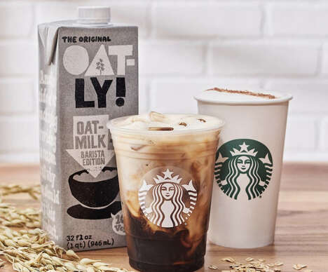 Oat-Based Vanilla Lattes