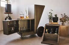 All-in-One Timber Bar Carts