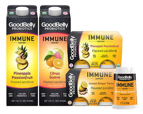 Probiotic-Rich Immunity Supplement Drinks