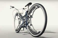 Futuristic Single-Wheel Bicycles
