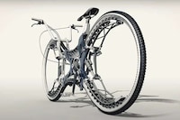 Futuristic Single-Wheel Bicycles Image 1