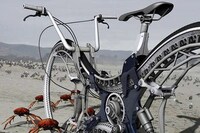 Futuristic Single-Wheel Bicycles Image 6