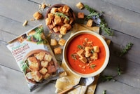 Herby Croissant-Based Croutons Image 1