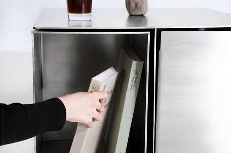 Hidden Compartment Metallic Furniture