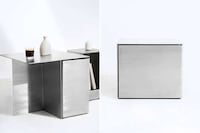 Hidden Compartment Metallic Furniture Image 8