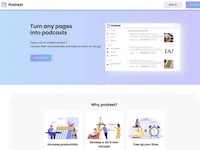 Content-Converting Podcast Platforms