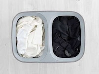 Demure Dual-Compartment Laundry Hampers Image 7