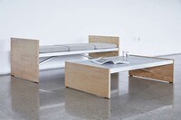 Minimalist Upcycled Aluminum Furniture Image 2