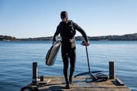 Sleek Electric Hydrofoil Surfboards Image 2