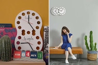 Venn Diagram Wall Clocks