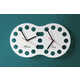 Venn Diagram Wall Clocks Image 2