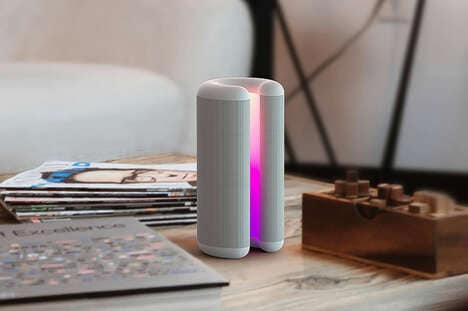 Acousto-Optic Smart Speakers