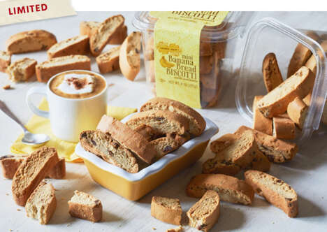 Mini Banana Bread Biscottis