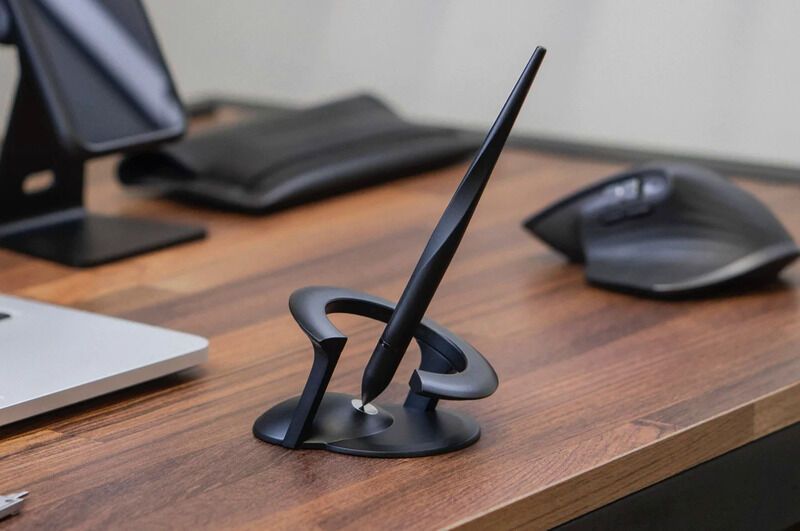 Floating Futuristic Writing Utensils