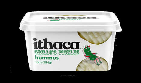 Pickle-Flavored Hummus Spreads