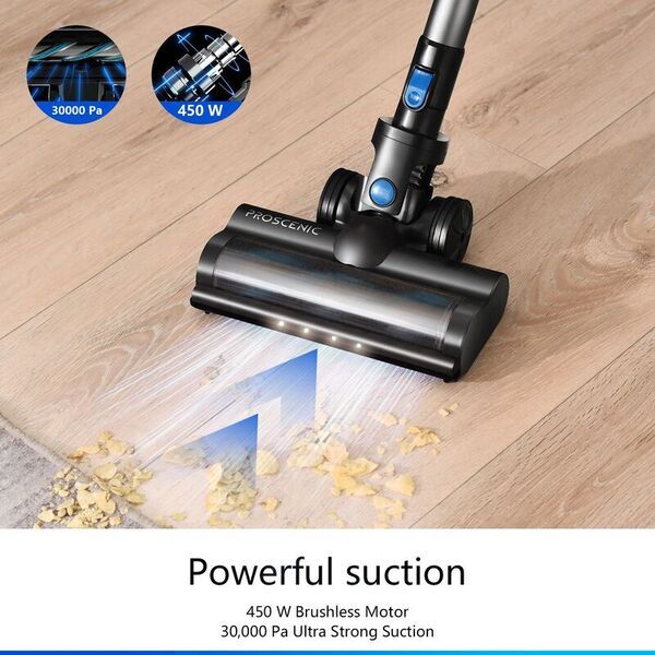 Proscenic P11 Smart Cordless Vacuum Cleaner - Powerful Suction