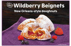 Berry Sauce-Filled Beignets