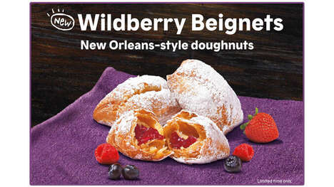 Berry Sauce-Filled Beignets