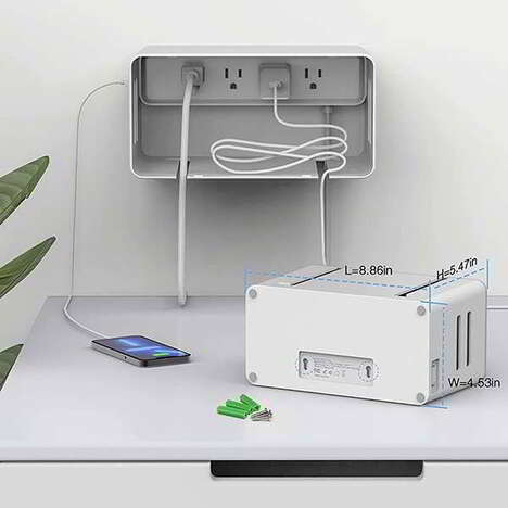 Clutter-Proof USB Power Strips