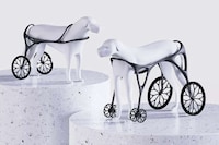 Parametric 3D-Printed Dog Wheelchairs