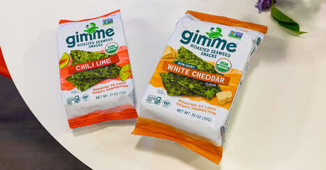 Cheddar Seaweed Snacks