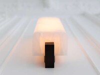 Geometric White Onyx Lamps Image 3